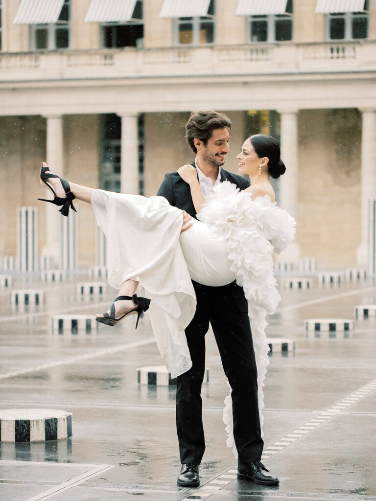 romantic Paris pre wedding