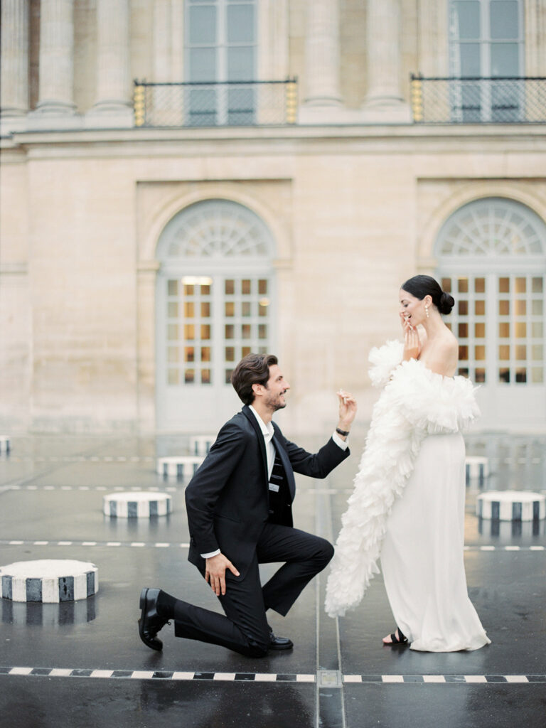 Romantic Paris proposal