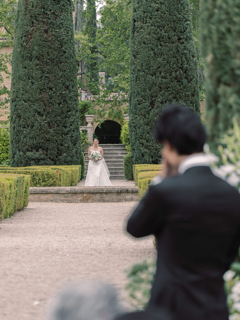 Chateau de sannes luxury wedding ceremony decor