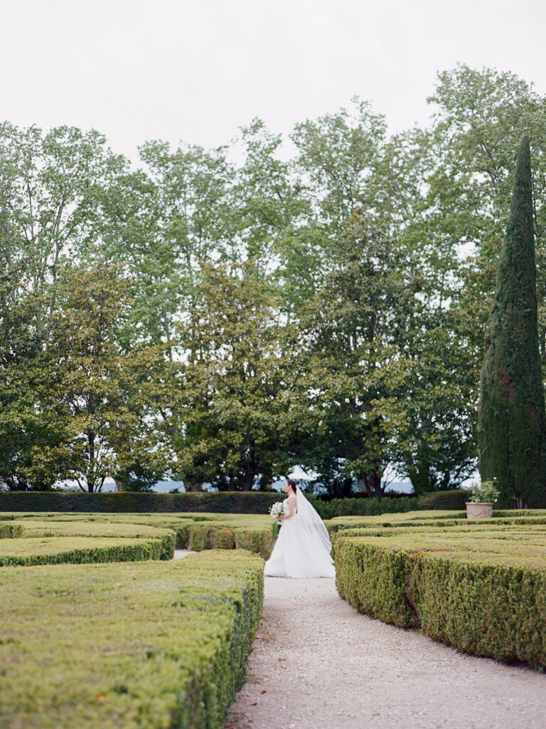 Chateau de sannes luxury wedding ceremony decor