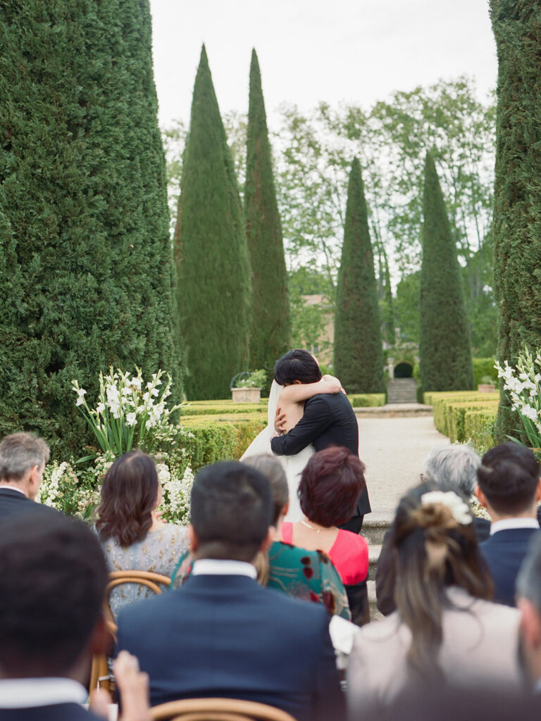 Chateau de sannes luxury wedding ceremony