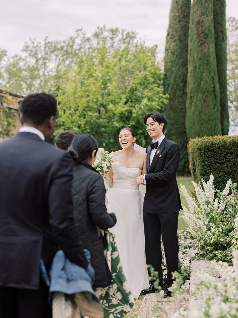 Chateau de sannes luxury wedding ceremony