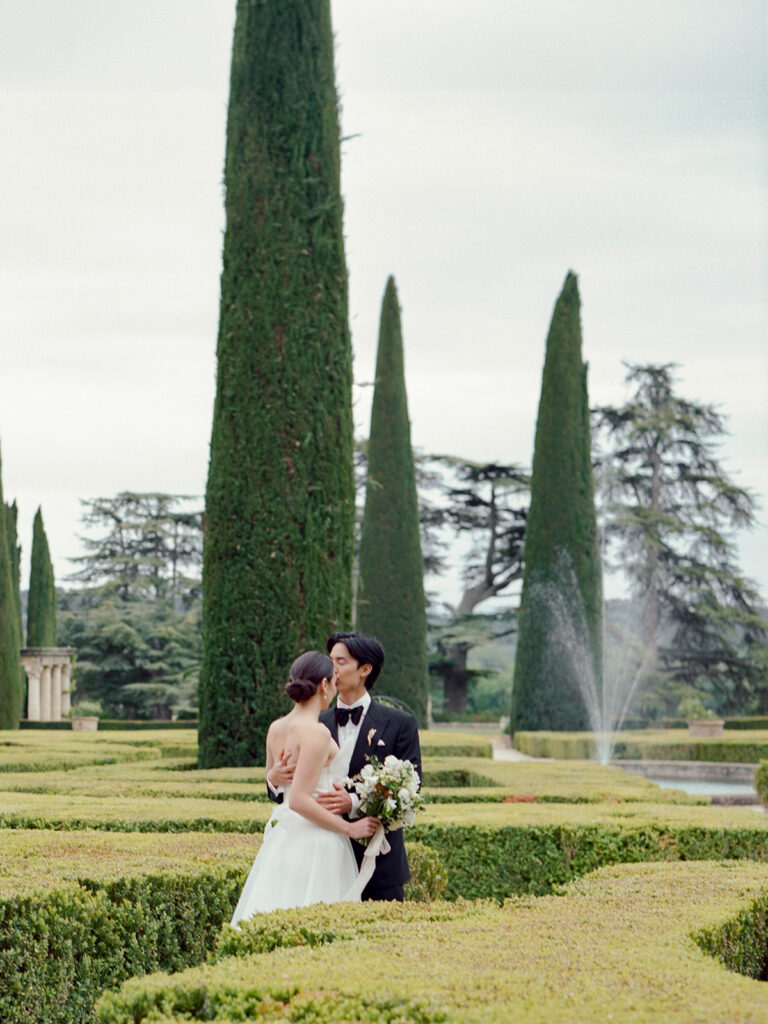 Chateau de sannes luxury wedding ceremony