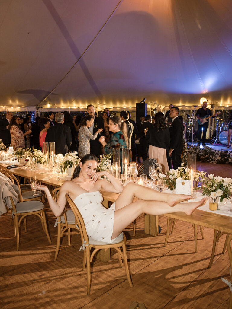 Chateau de sannes luxury wedding reception